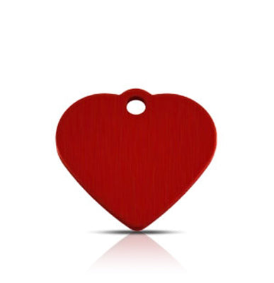 TaggIT Classic Small Heart Red Dog Tag iMarc Tag