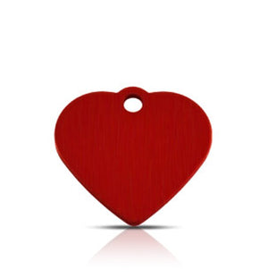 TaggIT Classic Small Heart Red Dog Tag iMarc Tag