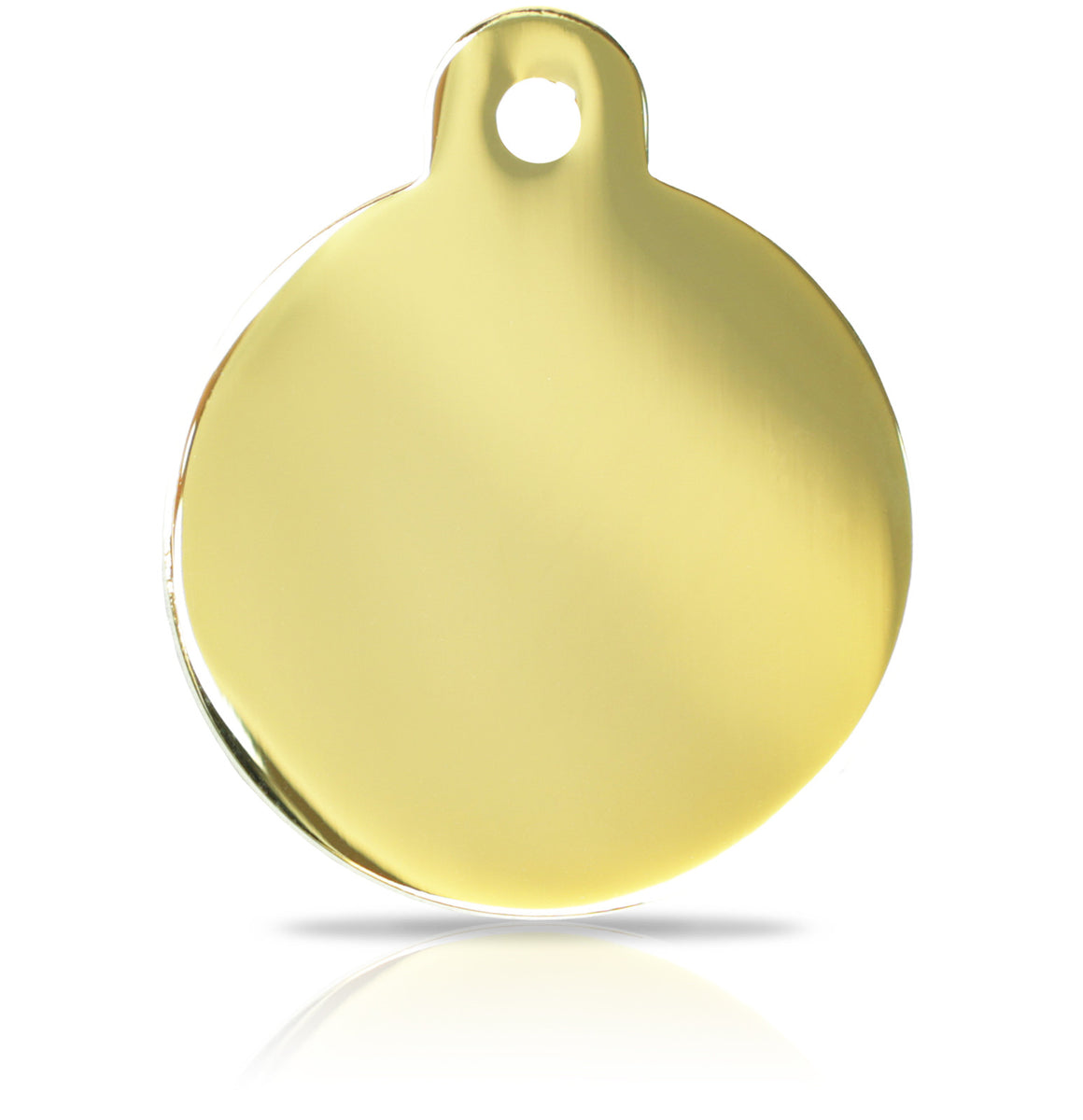 TaggIT Engraving Prestige Large Disc Gold iMarc Pet ID Tag