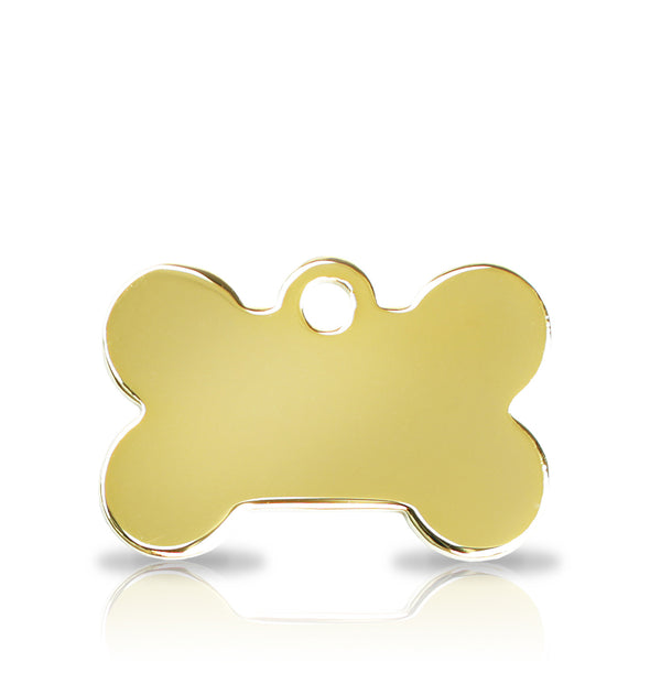 Taggit TaggIT Engraving Prestige Gold Small Bone iMarc Pet Tag