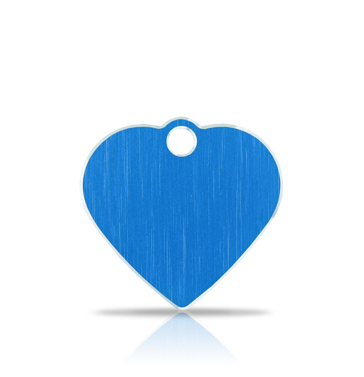 TaggIT Hi-Line Aluminium Small Blue Heart iMarc Pet Tag